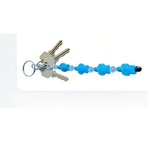 Turquoise Keychain beaded turtles (WA006) NWT
